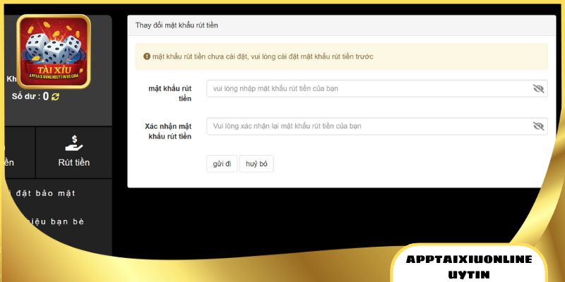 Rút Tiền Tài Xỉu - Cách Giao Dịch Nhận Tiền Cực Dễ 2 3 điều kiện rút tiền tại app Tài Xỉu cơ bản nhất