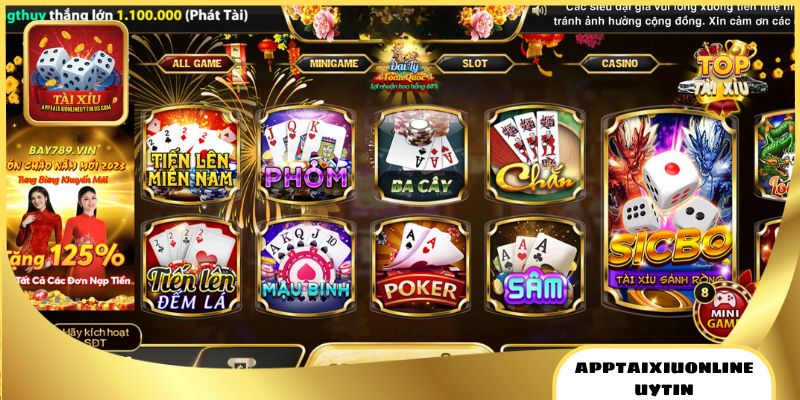 Giới Thiệu App Tài Xỉu: Tổng Hợp Các Thông Tin Về Ứng Dụng 3 Nhiều trò chơi hay, thú vị tại trang App Tài Xỉu